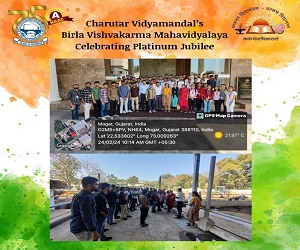 SE dept. organized a site visit at Chocolate plant, Amul
